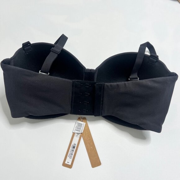 SKIMS Fit Every Day Strapless Black Bra Size 32DD Style Ba-Ban 9055 - Picture 3 of 7